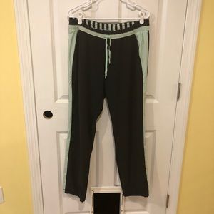 Lululemon Sweatpants Black Blue Track Pants